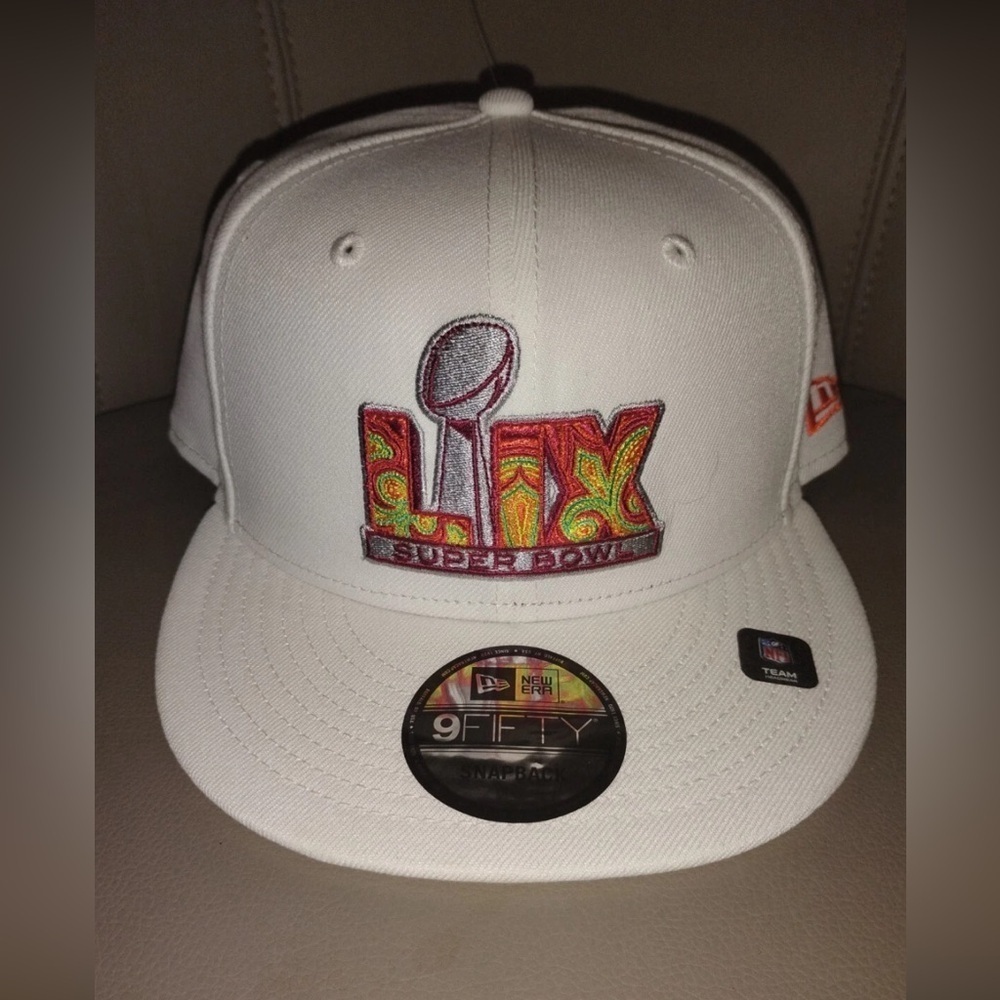 NWT Super Bowl LIX New Era 9Fifty SnapBack White Hat